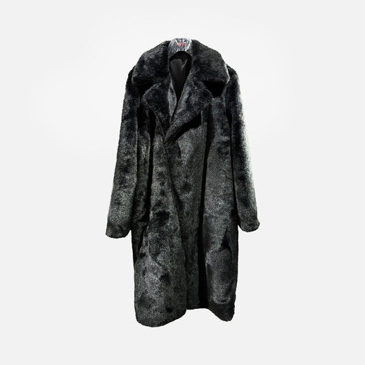 Eco-friendly faux fur coat